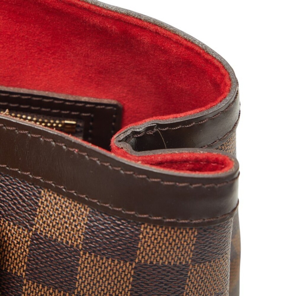 LOUIS VUITTON Brown Damier Leather Tote Bag - Picture 10 of 16